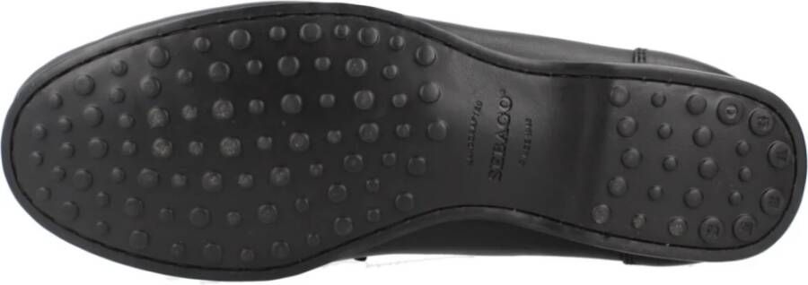 Sebago Stijlvolle Mocasin Loafers voor Mannen Black Heren