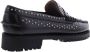 Sebago Zwarte Platte Studs Mocassino Schoenen Black Dames - Thumbnail 9