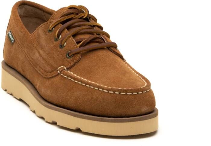 Sebago Suede Askookfiled Stijlvolle Schoenen Brown Heren