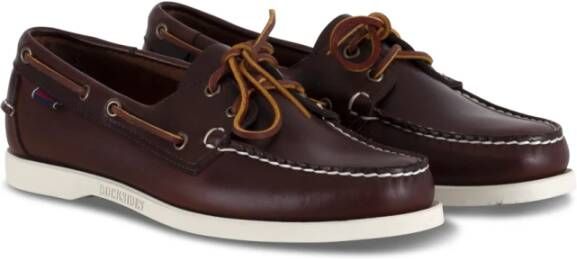 Sebago Suede Bootschoen Sneakers Brown Heren