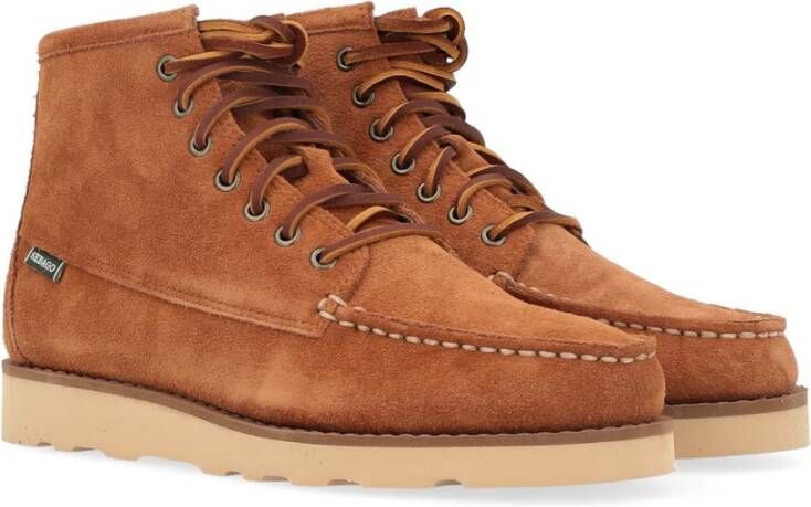 Sebago Suede Fox Mocha Mid Laarzen Brown Heren