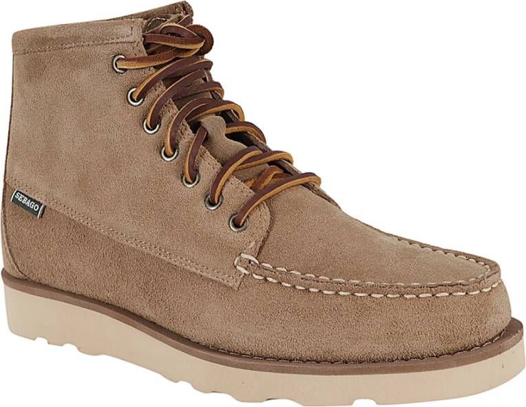 Sebago Suede Mid Top Casual Schoenen Brown Heren