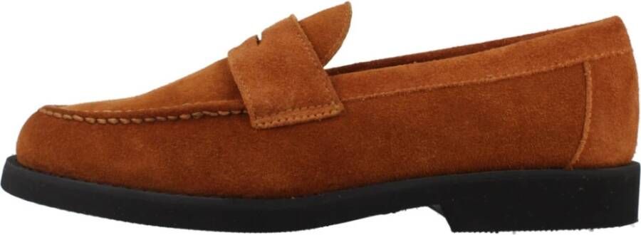 Sebago Suede Moccasin Loafers Brown Heren