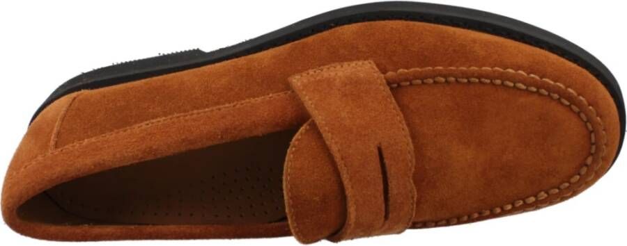 Sebago Suede Moccasin Loafers Brown Heren