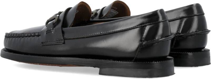 Sebago Zwarte Gesloten Loafer Schoenen Black Dames