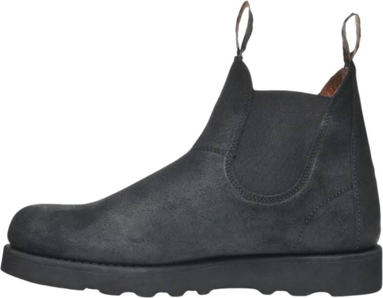 Sebago Zwarte Suède Laarzen Black Heren