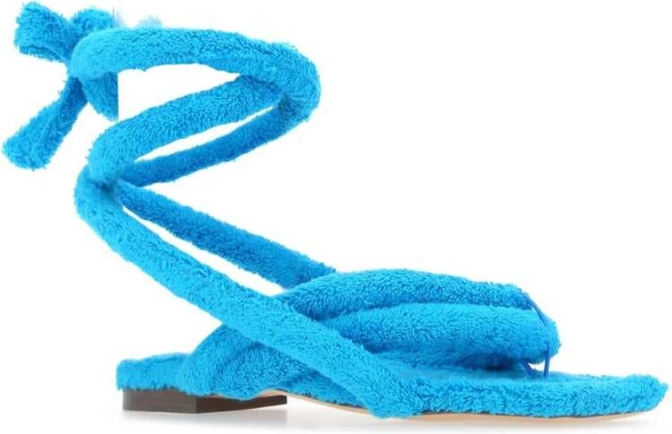 Sebastian Milano Flat Sandals Blauw Dames