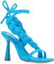 Sebastian Milano High Heel Sandals Blauw Dames - Thumbnail 2