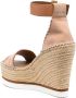 See by Chloé Geborduurde Sleehak Sandalen Beige Dames - Thumbnail 6