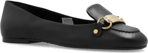 See by Chloé Leren Ballet Flats Jane Black Dames