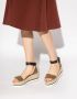 See by Chloé Olijf Natuur Platform Espadrilles Sandalen Brown Dames - Thumbnail 9