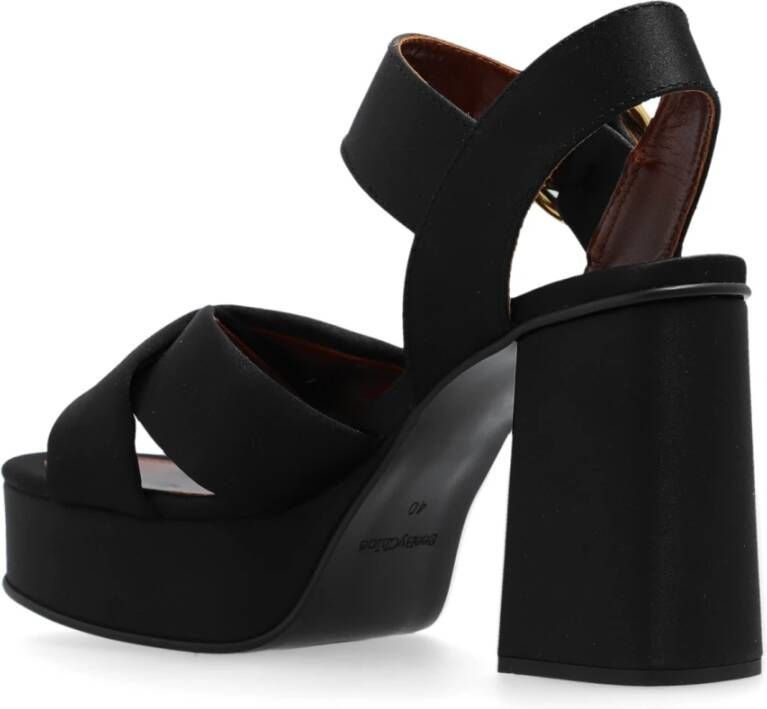 See by Chloé Plateau Sandalen Black Dames