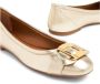 SEE BY CHLOÉ See By Chloé Ballerina Dames Chany Maat: 38 Materiaal: Leer Kleur: Goud - Thumbnail 12