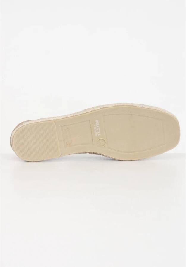 Selected Homme Beige Suède Espadrilles Instappers Beige Heren