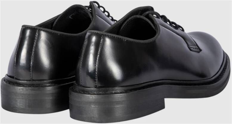 Selected Homme Zwarte Leren Blucher Mocassin Schoenen Black Heren