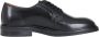 Selected Homme Zwarte leren veterschoenen Black Heren - Thumbnail 4