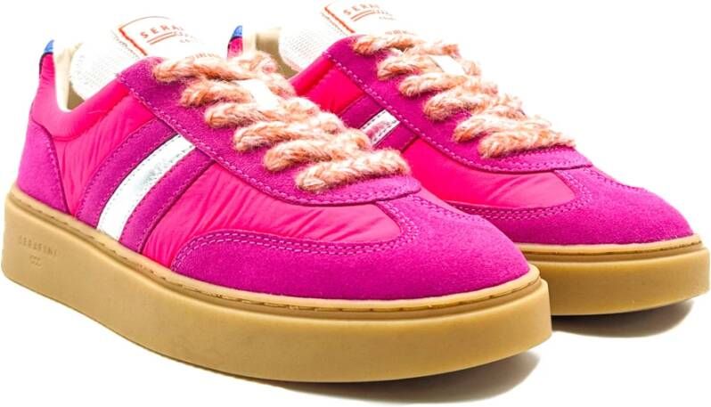 Serafini Fuchsia Court Sneakers Pink Dames