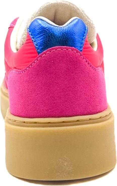 Serafini Fuchsia Court Sneakers Pink Dames