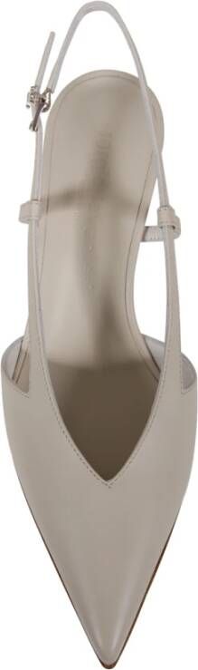 Sergio Levantesi Beige Leren Eva5 Pomp Beige Dames