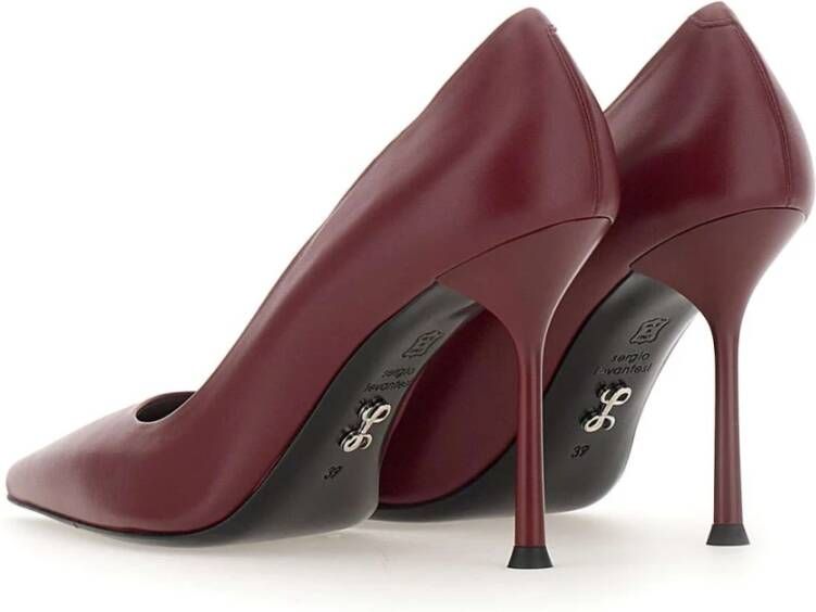 Sergio Levantesi Bordeaux Hak Schoenen Red Dames