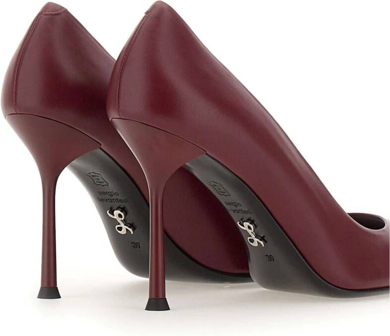 Sergio Levantesi Bordeaux Hak Schoenen Red Dames