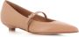 Sergio Levantesi Bruin Leren Puntige Ballerina Schoenen Brown Dames - Thumbnail 3