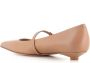 Sergio Levantesi Bruin Leren Puntige Ballerina Schoenen Brown Dames - Thumbnail 4