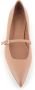 Sergio Levantesi Bruin Leren Puntige Ballerina Schoenen Brown Dames - Thumbnail 5