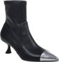 Sergio Levantesi Eco-Leer Celin5 Laars in Zwart Zilver Black Dames - Thumbnail 2