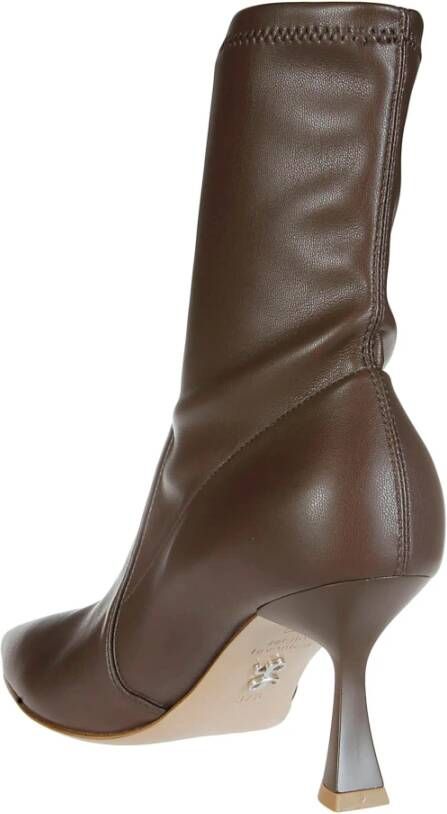 Sergio Levantesi Stijlvolle Heeled Tronchetto Boot Brown Dames