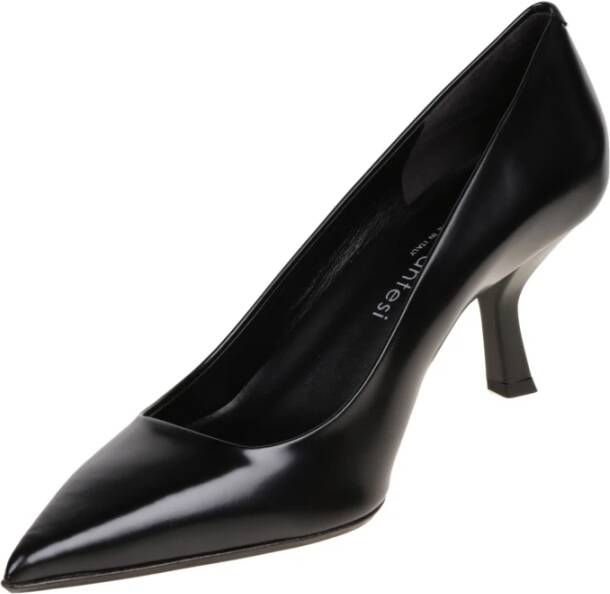 Sergio Levantesi Elegante Leren Hakken Black Dames