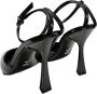 Sergio Levantesi Enkelband Sandalen in Polyester Black Dames - Thumbnail 3