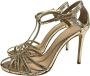 Sergio Levantesi Gelamineerde leren stiletto sandalen Yellow Dames - Thumbnail 3