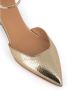 Sergio Levantesi Gouden Python Enkelband Ballet Flats Beige Dames - Thumbnail 5