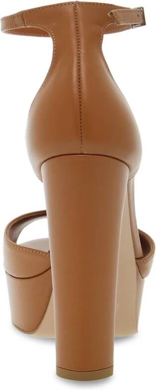 Sergio Levantesi High Heel Sandals Bruin Dames