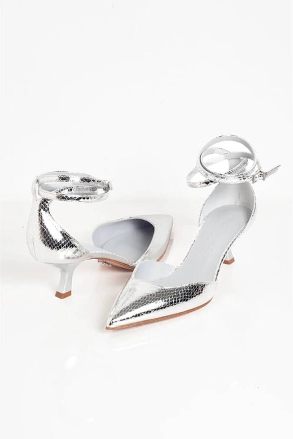 Sergio Levantesi High Heel Sandals Gray Dames