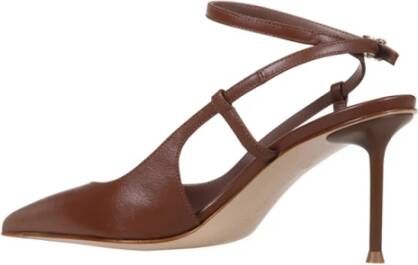 Sergio Levantesi Leren Ginny5 Pump in Bruciato Brown Dames