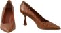 Sergio Levantesi Leren Schoenen 100% Leren Zool Brown Dames - Thumbnail 2