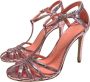 Sergio Levantesi Polyester Sandalen met 10cm Stiletto Hak Pink Dames - Thumbnail 3