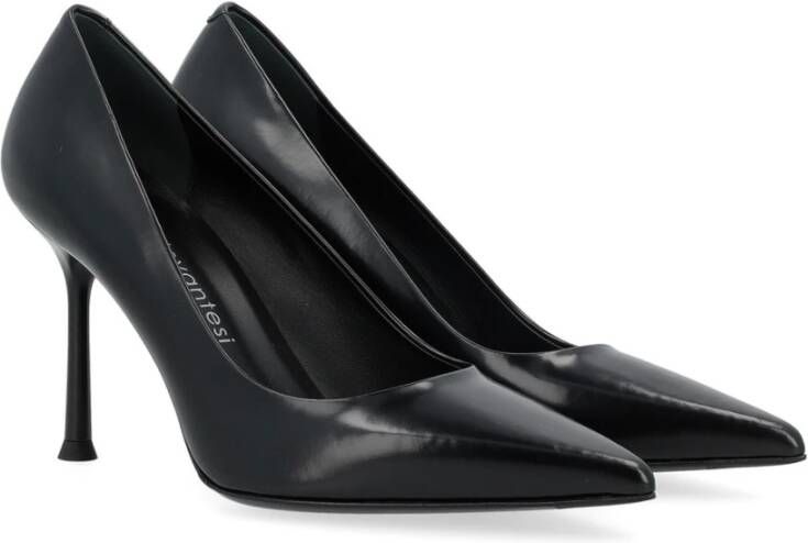 Sergio Levantesi Zwarte Indy Decollete Schoen Black Dames