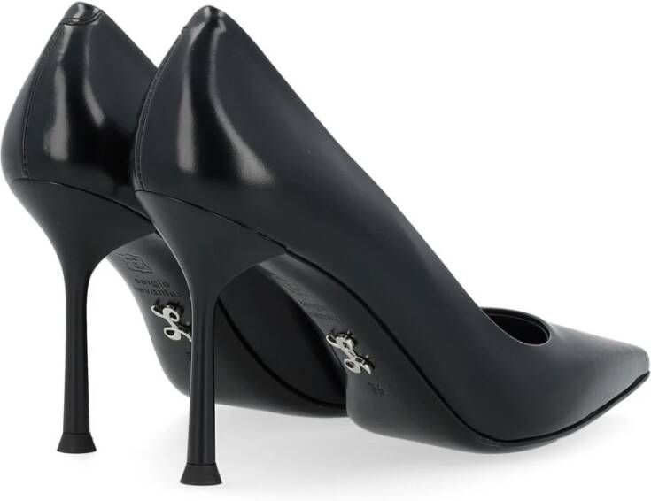 Sergio Levantesi Zwarte Indy Decollete Schoen Black Dames