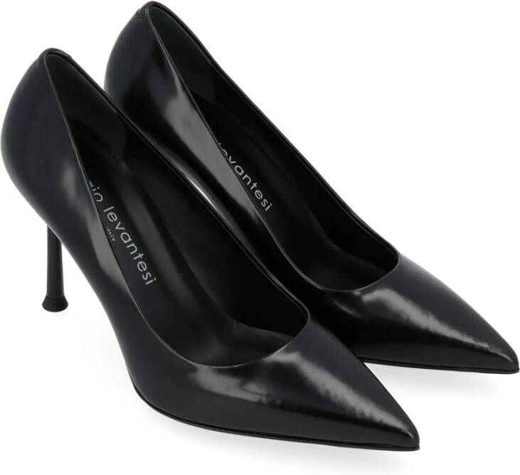 Sergio Levantesi Zwarte Indy Decollete Schoen Black Dames