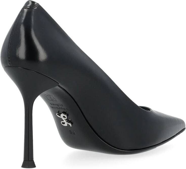 Sergio Levantesi Zwarte Indy Decollete Schoen Black Dames