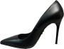 Sergio Levantesi Zwarte leren hoge hakken pumps Black Dames - Thumbnail 1