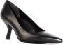 Sergio Levantesi Zwarte leren Kendra pump hak 7cm Black Dames - Thumbnail 2