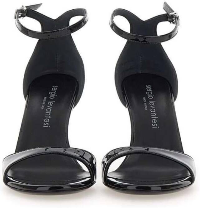 Sergio Levantesi Zwarte Sandalen van Black Dames