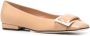 Sergio Rossi Beige Elegante Gesloten Ballerinas Beige Dames - Thumbnail 2