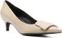 Sergio Rossi Beige Leren Pumps met puntige neus Beige Dames - Thumbnail 2