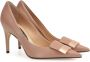 Sergio Rossi Beige Leren Pumps met puntige neus Beige Dames - Thumbnail 2