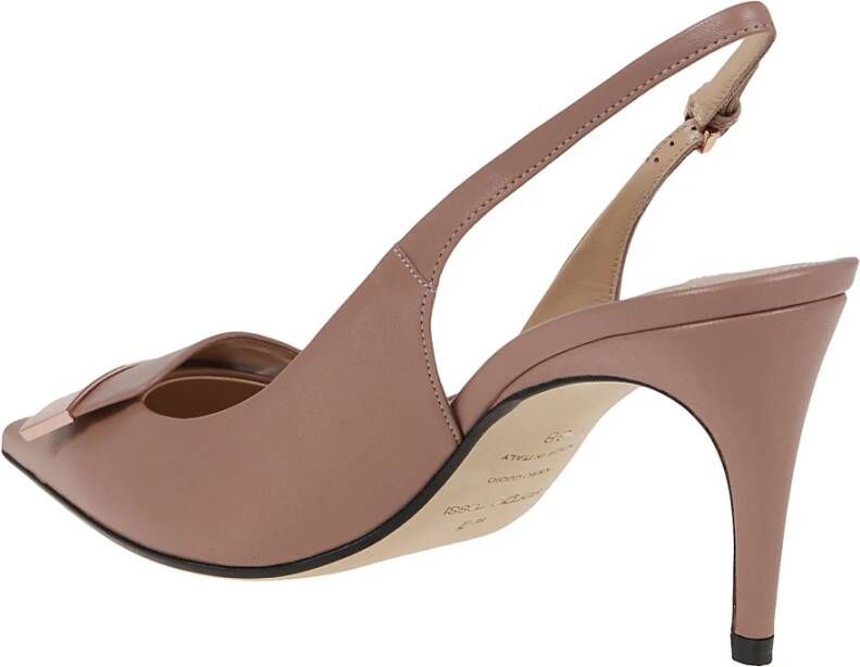 Sergio Rossi Heldere Huid Slingback Pumps Beige Dames